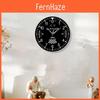 Modern Minimalist Wall Clock With Silent Movement For Home Decor And World Time Display