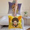 Cute Cartoon M-Monchhichis-MT Pillow Case Printed Brushed Fleece Pillow Baby Skin-Touch Eco-Friendly Dye-Sublimat