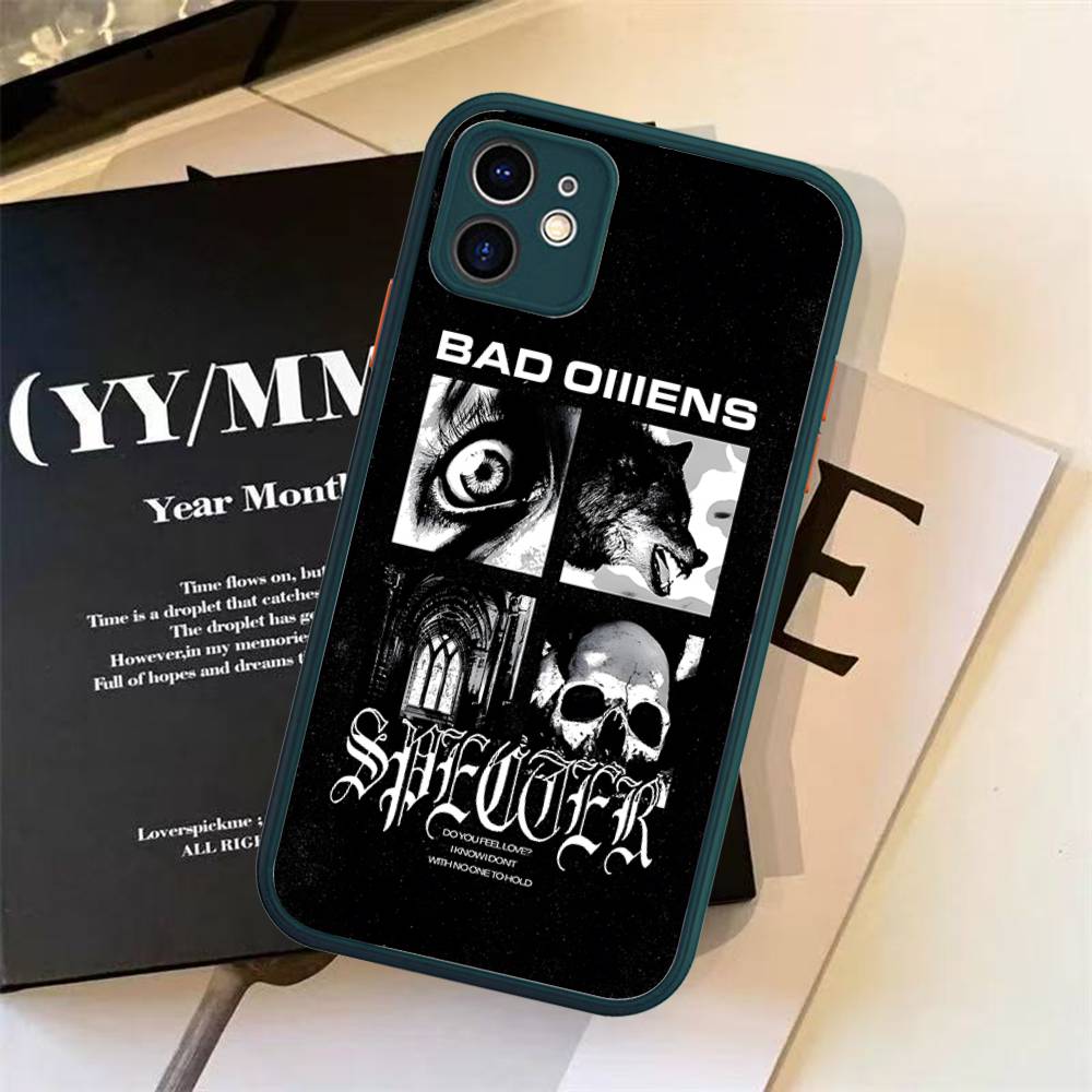 Bad Omens Music Band Phone Case For IPhone 16e 16 15 14 13 12 11 Pro Max X XS Max Plus Matte Clear