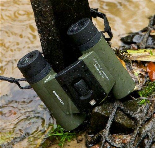 OM SYSTEM/Olympus 8x25 Binoculars, Compact, Lightweight, Waterproof, Green, 8X25WP II GRN