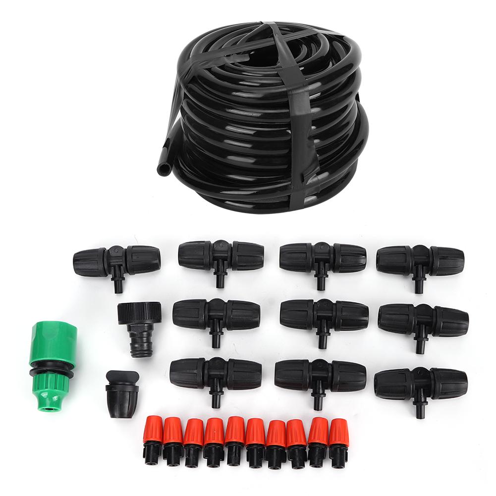 10m DIY Automatic Watering Set Garden Plant Flower Irrigation Atomizing Kit with Nozzle