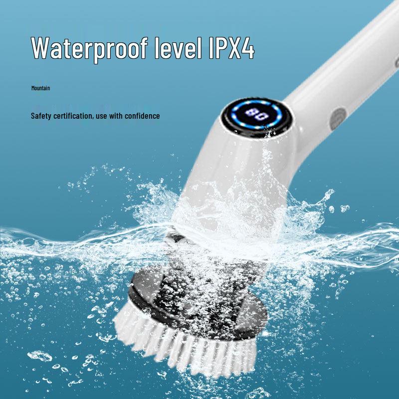 Wireless Retractable High-End Electric Cleaning Brush for Home and Bathroom