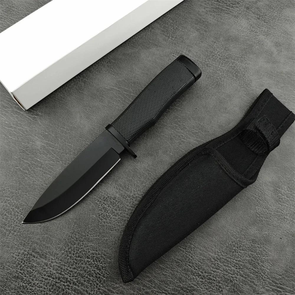 2025 Newest Hunting Fixed Blade Knife 5Cr13Mov Blade ABS Handle Outdoor Pocket Knives EDC Camping Hiking Tools