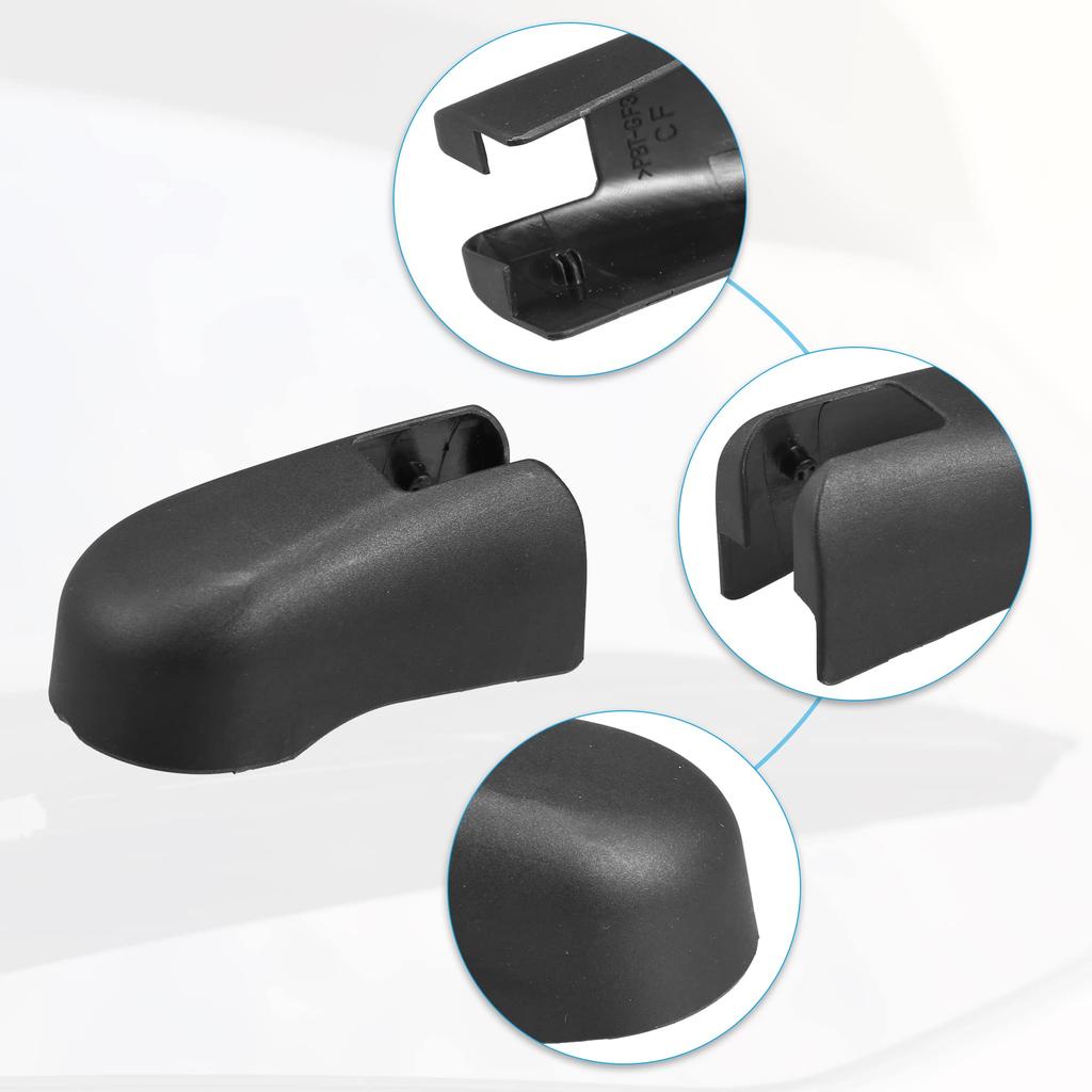 ACROPIX Rear Wiper Arm Nut Cover Cap for Hon da Black 1 Piece