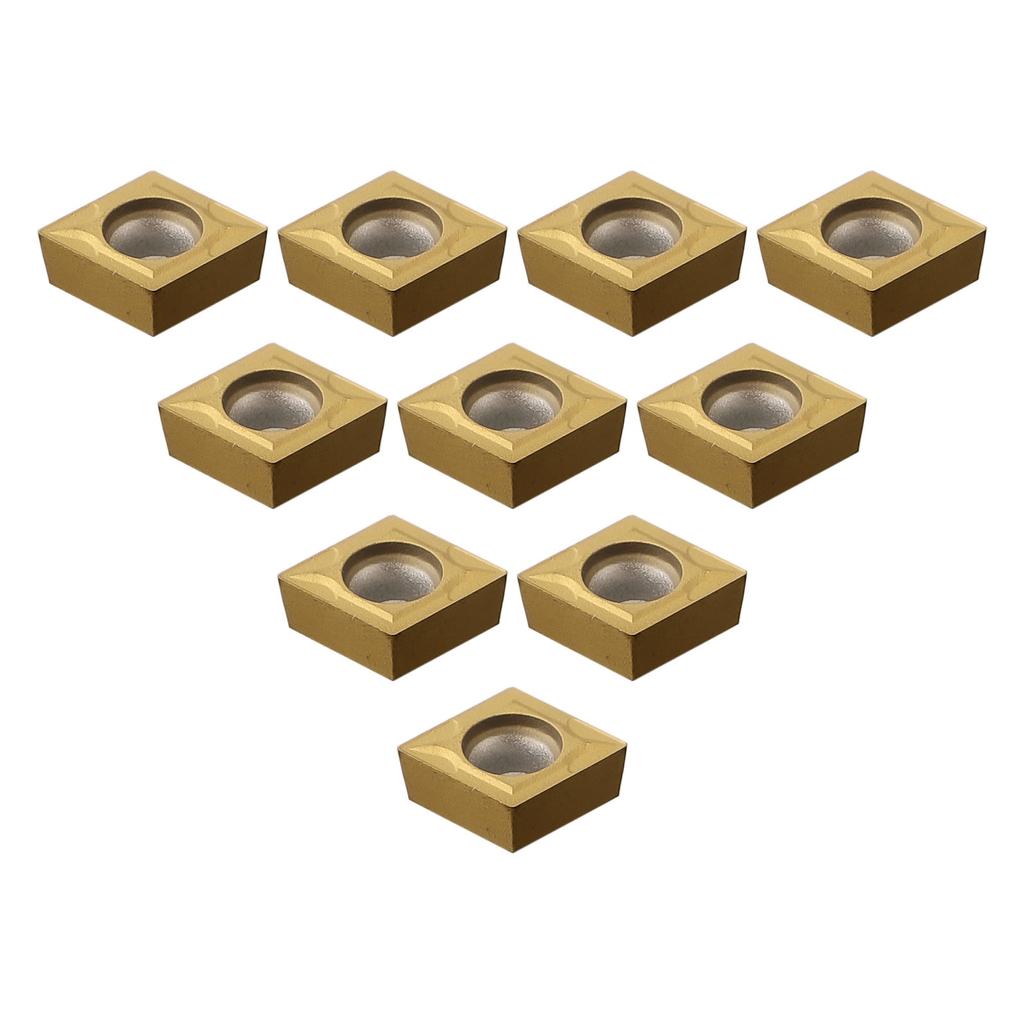 10x CCMT09T304 VP15TF Carbide Inserts CCMT 09 T3 / CCMT32.51 Insert Replacement