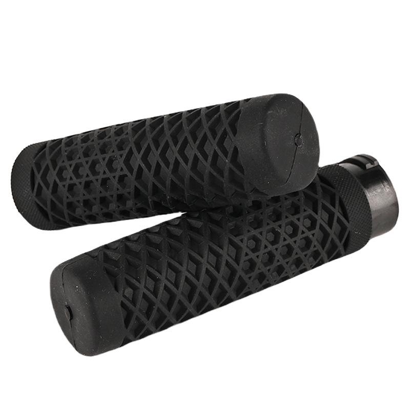 Harley Handlebar Grips for Street Bob, Fat Boy, Fat Bob, Street Glide & Big Glide - Rubber Sleeves for Modified Handlebars.