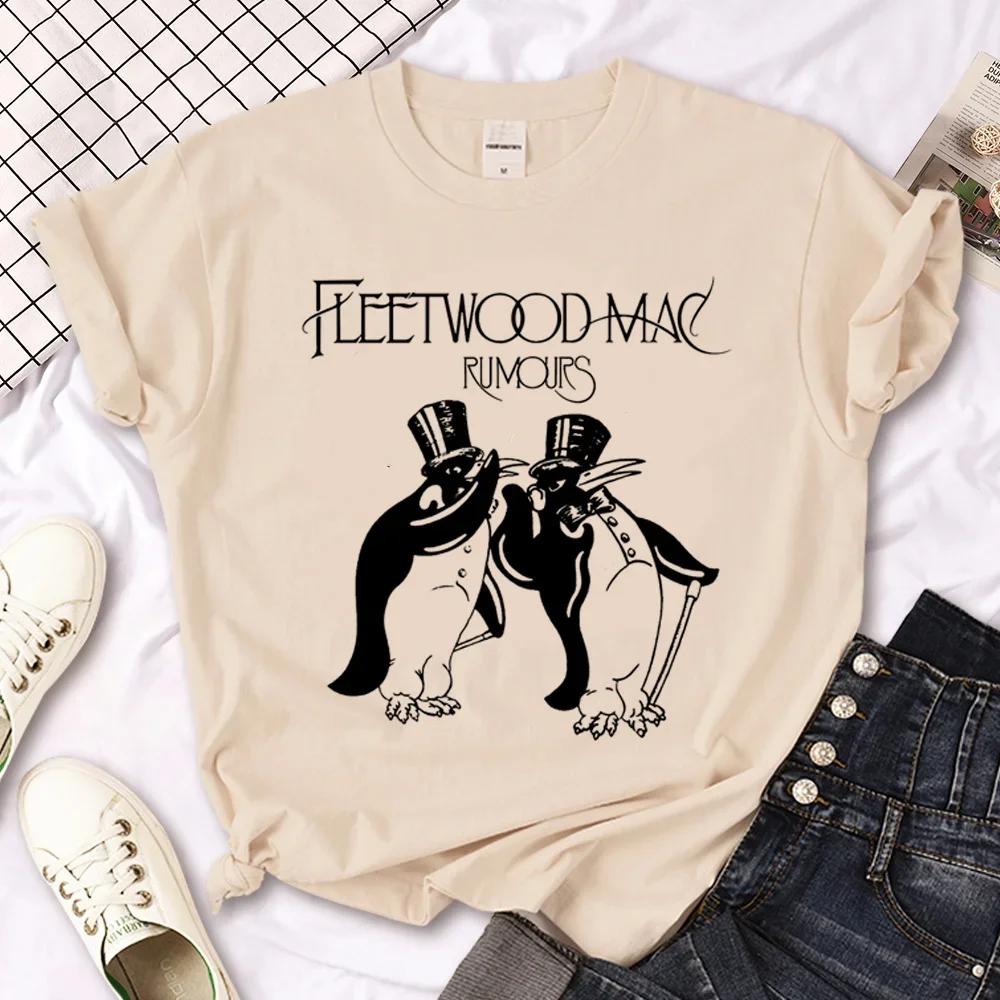 Rumours Fleetwood Mac Top Women Designer Anime Tshirt Female Manga Y2k Comic Clothes