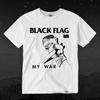 Black Flag My War T-Shirt, Punk Band Merch Comfort Colors Tee