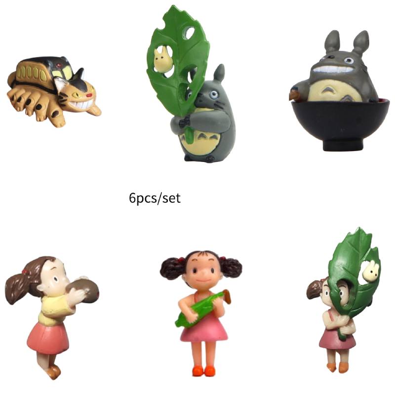 

Ручная работа Креативная Статуэтка Кукла Мой Сосед Тоторо Декорация Микроландшафт