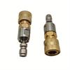 Universal Rotating Spray Nozzle Quick Connect - High Pressure Washer Gun Adapter for Car Road Garden Cleaning