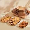 Disposable Paper Plates PE Coated Oil Proof Film Barbecue Plate Burger French Fries Grilled Skewers Hot Dogs Boat Shaped Tray Pack Tableware