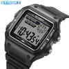 Top Brand New Anti-shock and Anti-fall Outdoor Sports Waterproof Men's Electronic Watch Retro Square Student Watch