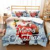 Christmas Christmas cartoon digital printing bedding four-piece set