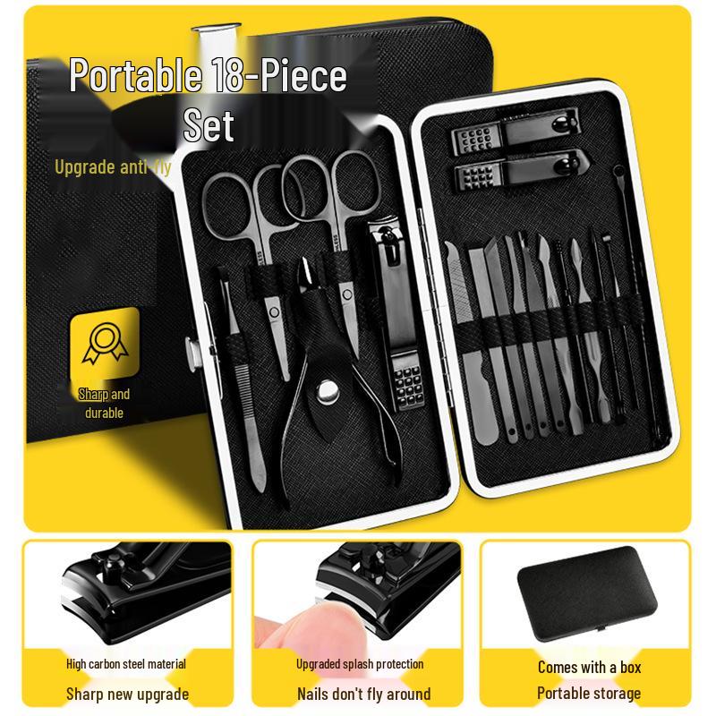 9-Piece Nail & Foot Care Set with Clipper and Ear Pick Tool