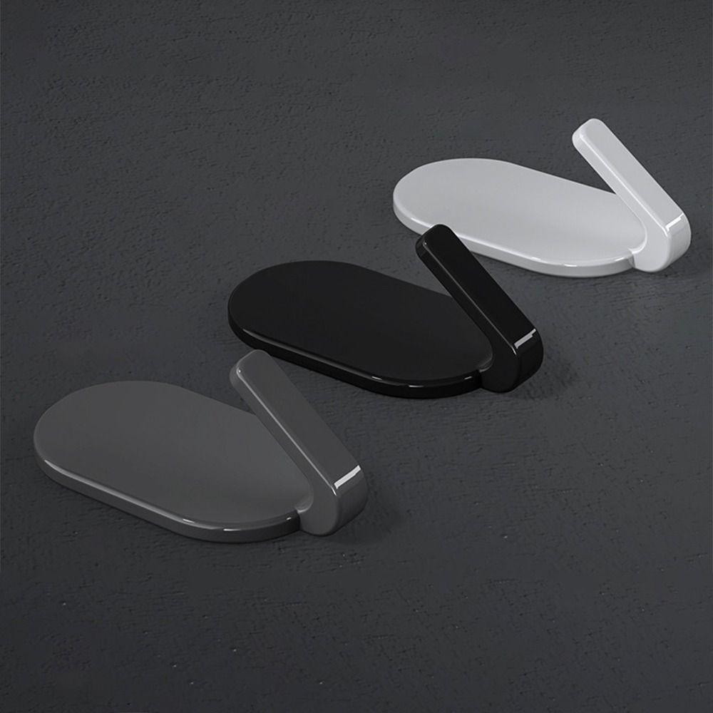 5PCS Self Adhesive Behind The Door Hook Traceless Wall Mounted Key Holder  Kitchen Use