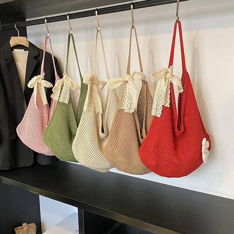 Summer Beach Woven Large Capacity Bag For Vacation And Casual Outings