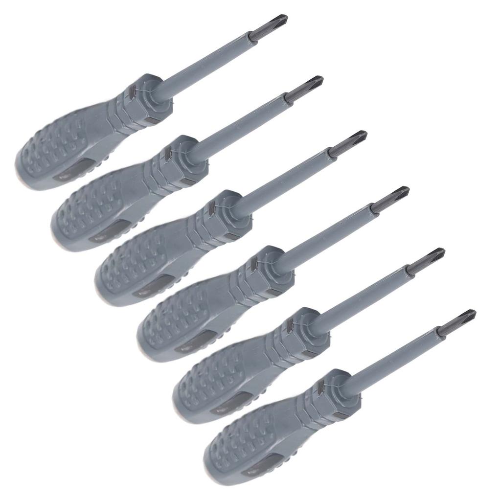 6 Pcs Voltage Tester LED Color Light High Brightness Non Contact Electrical Tester Pen for Maintenance