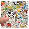 10/30/50/100pcs Funny Cartoon Emotional Support Animals Stickers Creative Graffiti Sticker Skateboard Phone Luggage Decals Decor