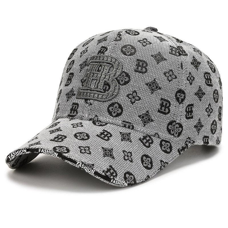 Embroidered Letter Baseball Cap—Breathable Summer Sun Hat, UV-Protective Outdoor Hat, Adjustable Size