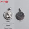 Retro Titanium Steel Cross Necklace Pendant - Stainless Steel DIY Jewelry Accessory, Fade-Resistant