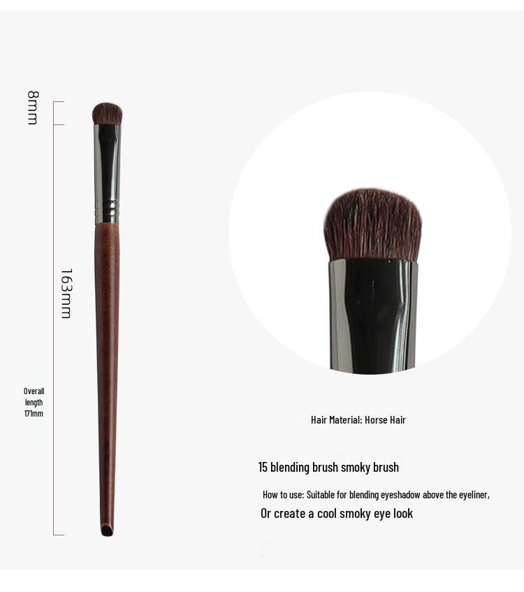 Wool Highlighting Makeup Brush Set - 24 Pieces: Includes MUF Series Concealer & Loose Powder Brushes