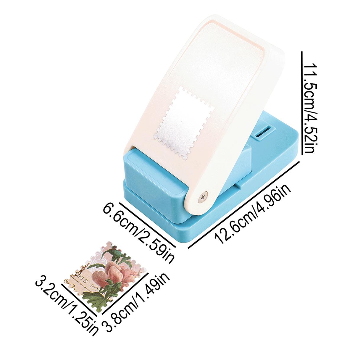 

Extra Large Stamp Shaped Paper Punch Portable Hole Puncher for Crafts Scrapbooking Supplies DIY Card Making Paper Crafting Tool