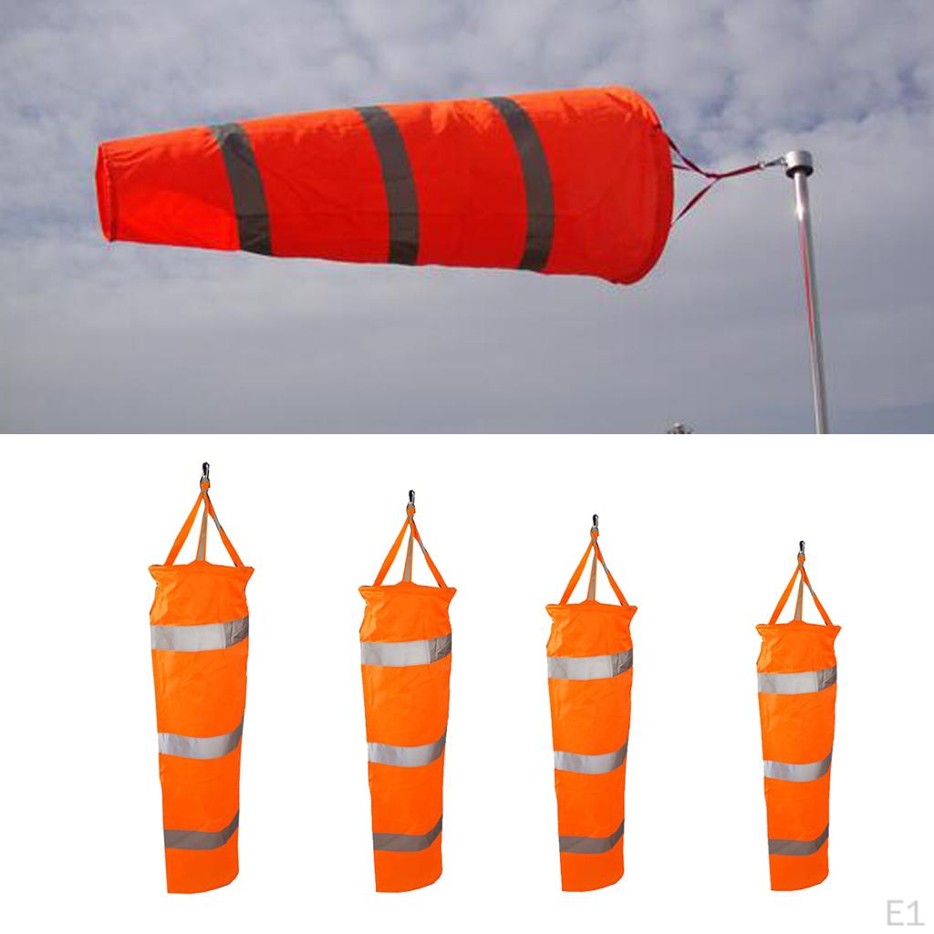 24,30,40,60inch Windsock Aviation Outdoor Wind SOCK Bag Camping Flag , 60cm