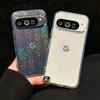 Luxury Laser Heart Transparent Acrylic Phone Case For Google Pixel 9 Pro XL 9A 8 8A Lovely Fashion Clear Shockproof Cover