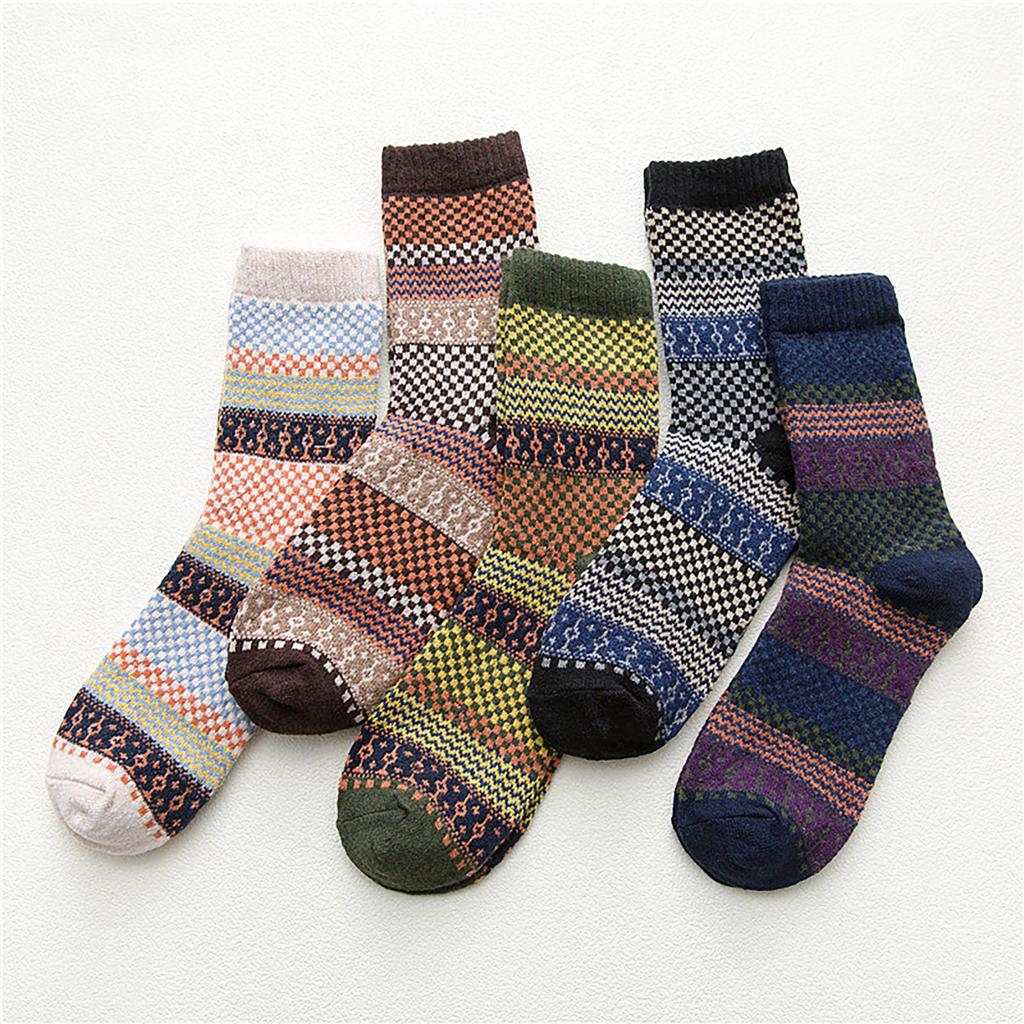 Unisex Boh Vintage Cashmere FashionLong Sock Comfortable Socks