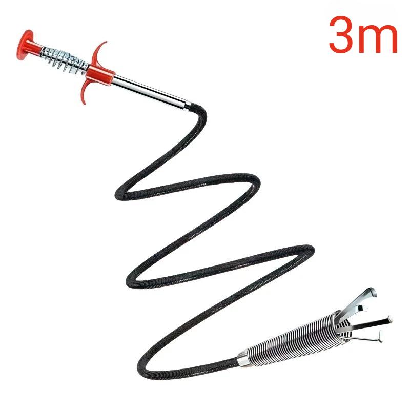 Hand Pinch Cleaning Sewer Pipe Plunger Hand Pinches Four Claws Pipe Opener Drains Four Claw Telescopic Bathroom Acssories Home