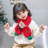 Thicken Faux Fur Plush Christmas ScarfCross Collar Scarf Wrap Winter Neck Warmers For Women Winter Warm Scarf