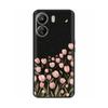 Pour Coque Poco C65 Housse en Silicone Pour Xiaomi POCO C 65 4G Coque Cœur Papillon Protection Complète Housse de Téléphone en Silicone Liquide Souple