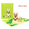 Handmade 3D Greeting Cards Cherry Blossom Basket Pop Up Card for Mother's Day Anniversary Valentine's Day Wedding Birthday Gifts