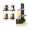 Pelapatate Elettrico Automatico Rotante Pelapatate per Mele Pelapatate per Patate Taglierina Automatica per Frutta e Verdura Strumento per Sbucciare da Cucina 1 Pezzo - Nero
