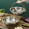 ChuyiQi Commercial Japanese Sukiyaki Divided Pot