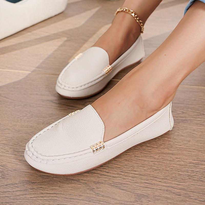 Fashion Women Flats Shoes Slip On Ballet Flats Loafers Women Moccasins Outdoor Casual Sneakers Casual Comfortable Flat Shoes for Women