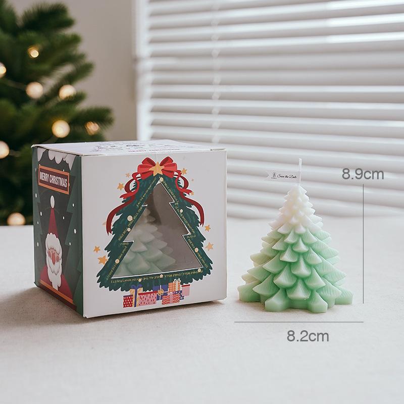 Christmas Tree Scented Candles Holiday Scented Birthday Gift Creative Fragrance