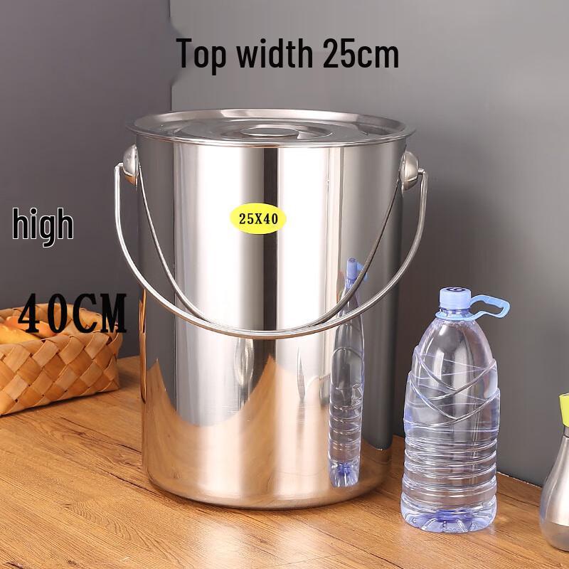 Изолированное ведро для переноски из нержавеющей стали 201 с крышкой