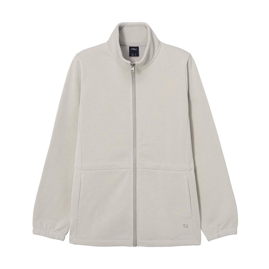 Nau W Tencel Bonding High-Neck Jacket Light Beige