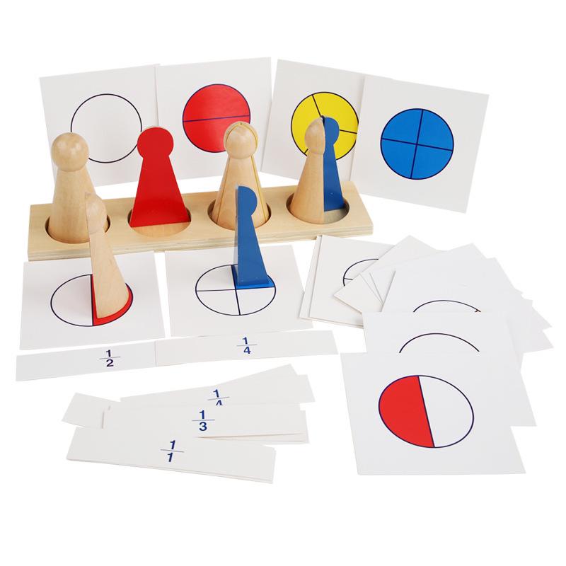 Children’s Wooden Montessori Math Blocks for Early Education