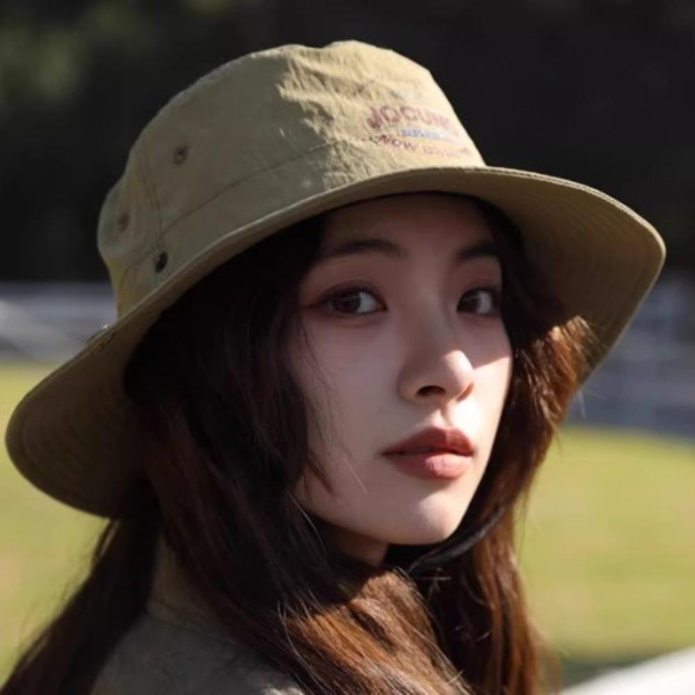 Waterproof Folding Bucket Hat Quick-dry Portable Hiking Cap Fashion Mesh Fisherman's Hat  Travel