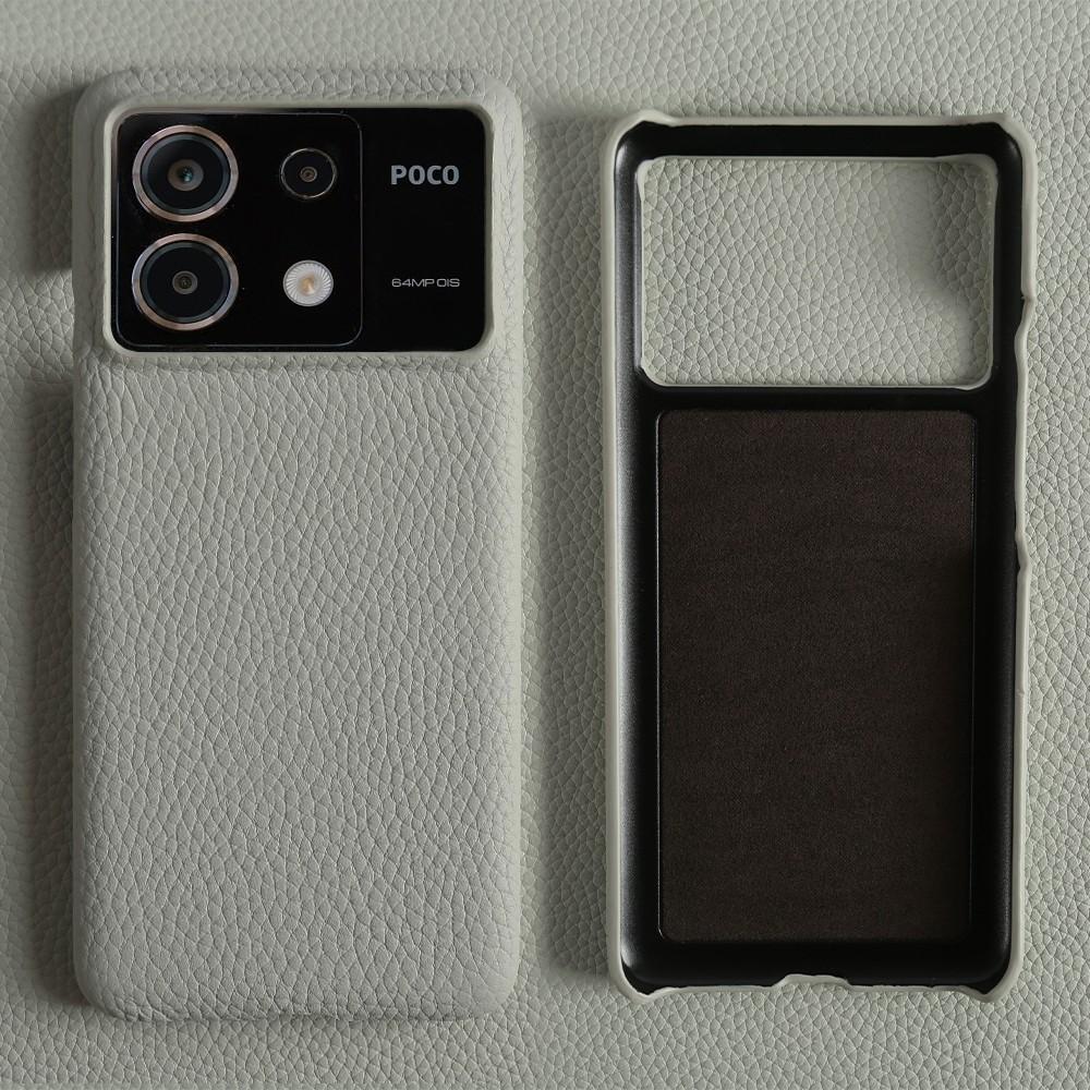 For POCO X6 Pro Case Business Genuine Leather Cover For Poco F5Pro POCO X7Pro Mi14Pro 13T 12Pro 12T Back Coque Shockproof Funda