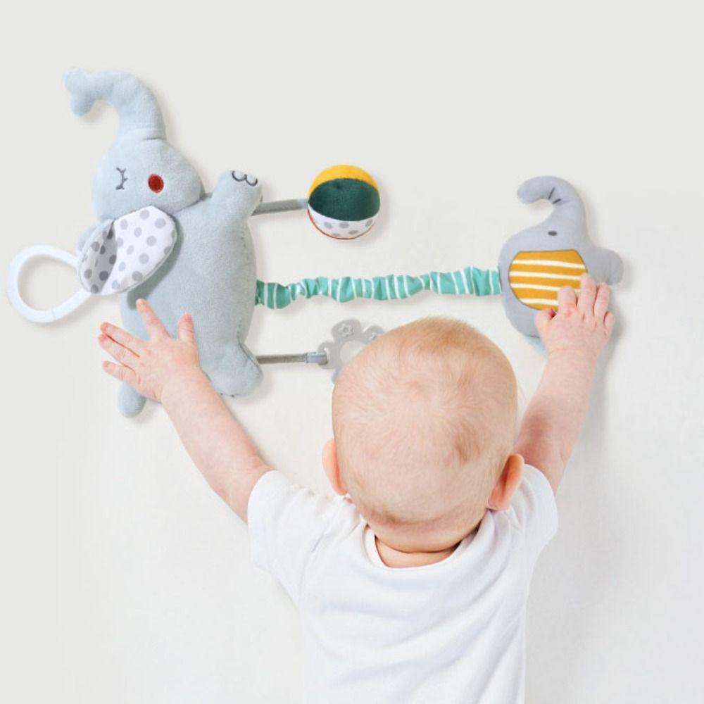 Hanging Rattles Animal Wind Chime Soft Cartoon Style Baby Bed Bell  Infant Newborn