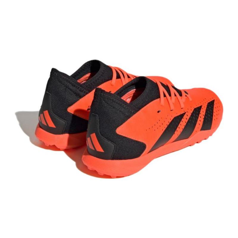 Adidas Accuracy.3 TF J Slip Resistant Cushioning Abrasion Resistant Low Top Kids' Soccer Shoes Orange Black Teenagers Sneakers GW7079