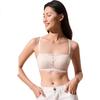 Maniform French Lace Strapless Bra Sexy Comfortable Wireless Bra Removable Straps Breathable Lightweight Push-Up