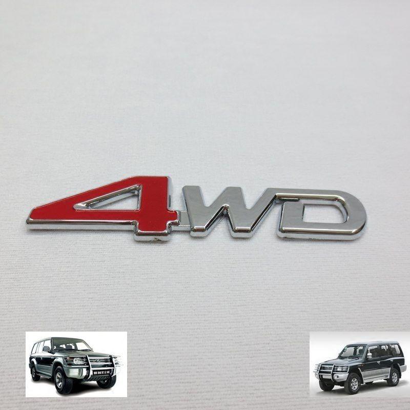 General Motors 4WD Nápis Zdobené Terénní Vozidlo Upravená Karoserie Dveře Zavazadlového Prostoru Dekorativní Nálepka pro Mitsubishi pro Jeep