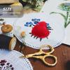 4Pcs Compact Sewing Pin Cushion Cute Heart Design Small Needle Organizer for Quilting Embroidery Sewing Accessories Household