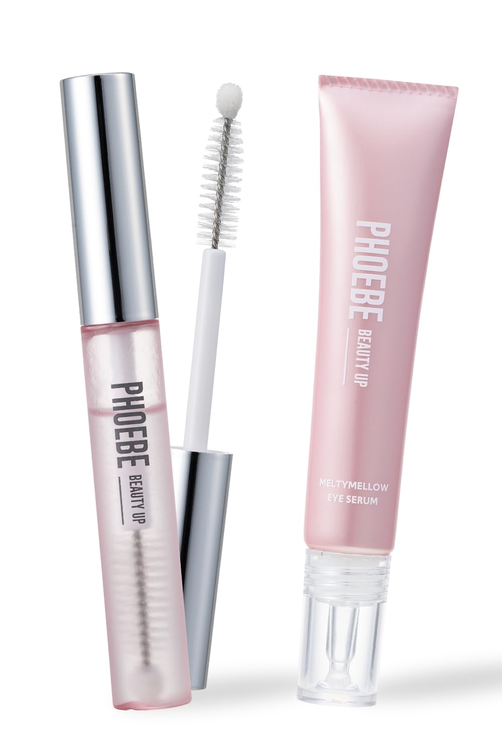 

PHOEBE BEAUTY UP Двойной уход для глаз Сыворотка для ресниц 5 мл и Крем для глаз Содержит жидкость культуры стволовых клеток человека и шесть типов ресниц для ресниц Melty Mellow розовый