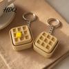 Desktop Decorative Ornament Keychain Pendant Mechanical Balance Figurine 3D Printed Modern Artistic Modeling Piece Stress Relief Fidget Toy Waffles