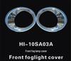 10-12 Hyundai Santa Fe Headlight Frame & Taillight Cover with Fog Lights